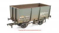 37-400C Bachmann 16 Ton Steel Slope-Sided Tippler Mineral Wagon BSC Grey [W] [WL]